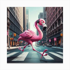 Pink Flamingo 2 Canvas Print