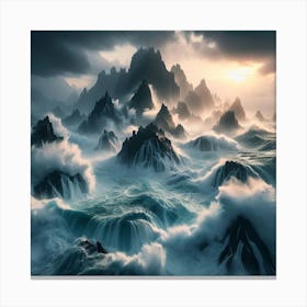 Stormy Sea Canvas Print