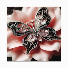 Butterfly Brooch 1 Canvas Print