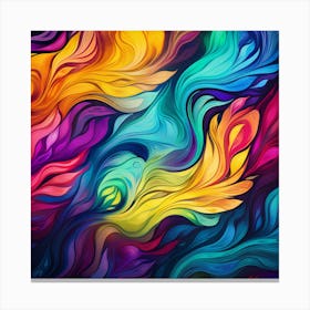 Abstract Colorful Abstract Background 3 Canvas Print