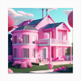 Barbie Dream House (656) Canvas Print