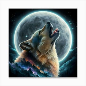 Howling Wolf 2 Canvas Print