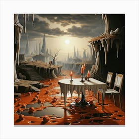 'The Red Room' Canvas Print