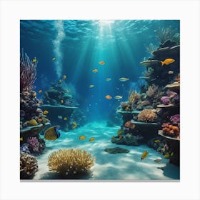 Underwater Life Canvas Print