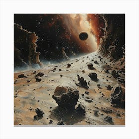 Rock Nebula, Impressionism And Surrealism Canvas Print