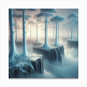 Forest In The Fog Canvas Print