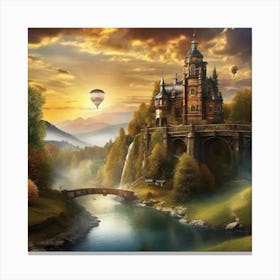 Castle In The Sky 38 Canvas Print