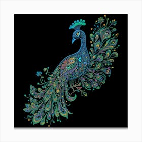 Peacock 29 Canvas Print