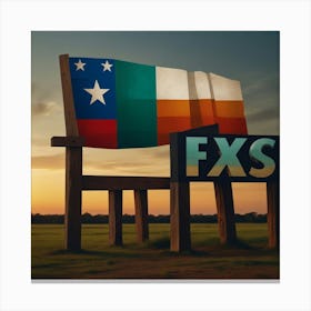 Texas Flag Canvas Print