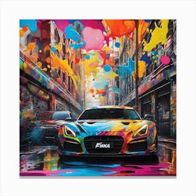 Audi Sports Car Canvas Print