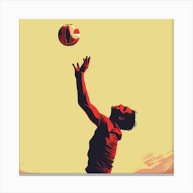 Volley Ball Canvas Print