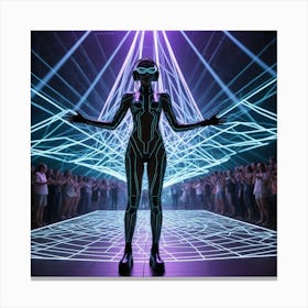 Futuristic Woman 4 Canvas Print