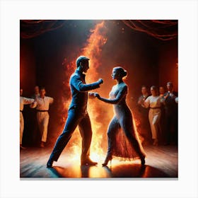 'Dance Of The Flames' 1 Canvas Print