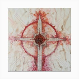 Cross Of Blood Canvas Print