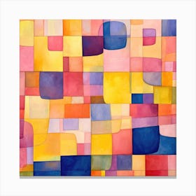 Abstract Squares Canvas Print