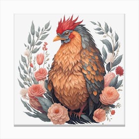 Beautiful Rooster (3) Canvas Print