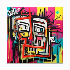 Basquiat State Of Mind 3 Canvas Print