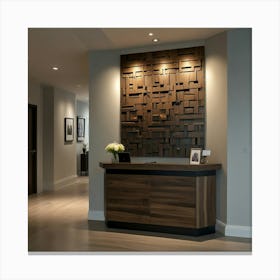 Default Create Unique Design Of Apartment Front Desk Wall Art 2 Canvas Print