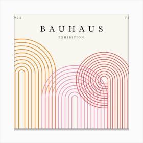 Bauhaus Exhibition Canvas Print