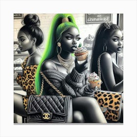 Black Girls Canvas Print