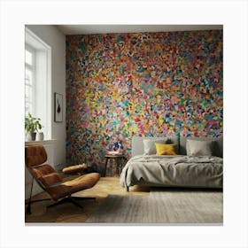 Multicolored Wall Mural Canvas Print