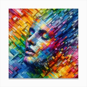 Abstract Of A Woman 1 Canvas Print