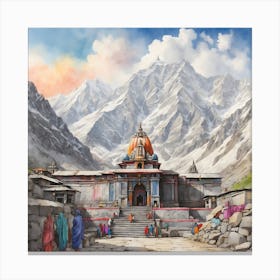 Hindu Temple 1 Canvas Print