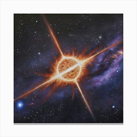 Star Explosion Canvas Print