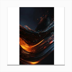 Abstract Wave Canvas Print