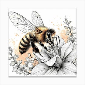 Wild Animal Illustration 80 Canvas Print