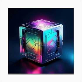 Cube Of Light 1 Canvas Print