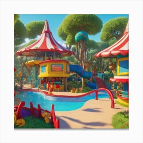 Child'S Playground Canvas Print