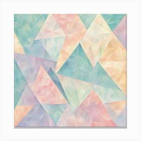 Abstract Triangles 3 Canvas Print
