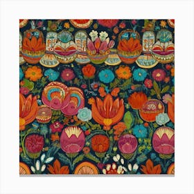 Russian Folk Art Canvas Print