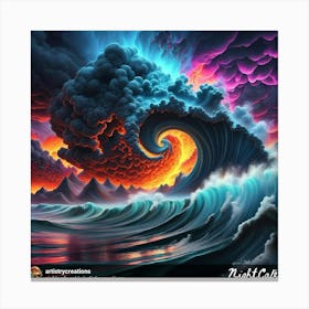 Stormy Sea 1 Canvas Print