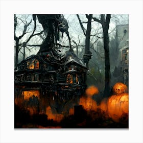 Haunted House Canvas Print