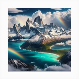 Rainbow Over Chile Canvas Print