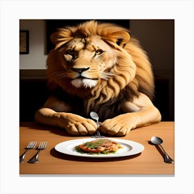 Mr Lionart Canvas Print