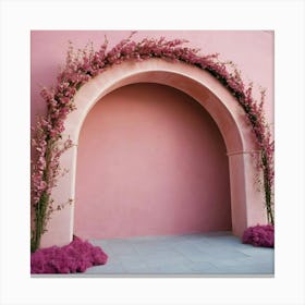 Pink Archway 10 Canvas Print