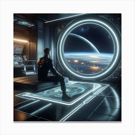 Futuristic Interior Canvas Print