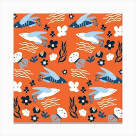 Fly Fishes Canvas Print