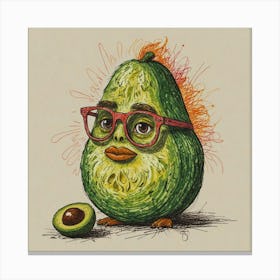 Avocado 1 Canvas Print