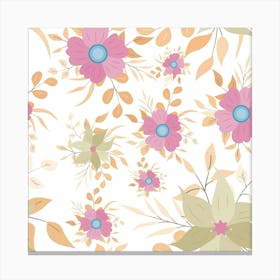 Flowers Blossom Spring Garden Canvas Print