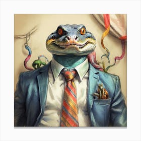 Lizard Man 2 Canvas Print