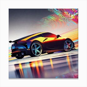 Futuristic Sports Car 29 Canvas Print