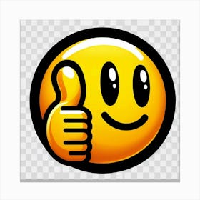 The History of the Thumbs-Up Emoji: From Ancient Rome to the Digital Age Canvas Print