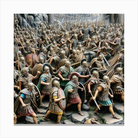 Spartan Army 2 Canvas Print