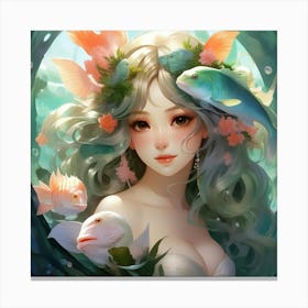 Mermaid 1 Canvas Print