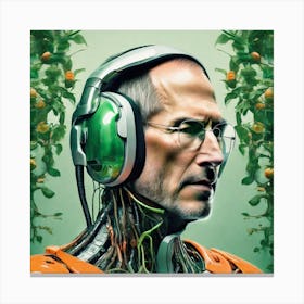 Apple Steve 8 Canvas Print