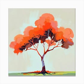 Abstract modernist Chestnut tree 4 Canvas Print